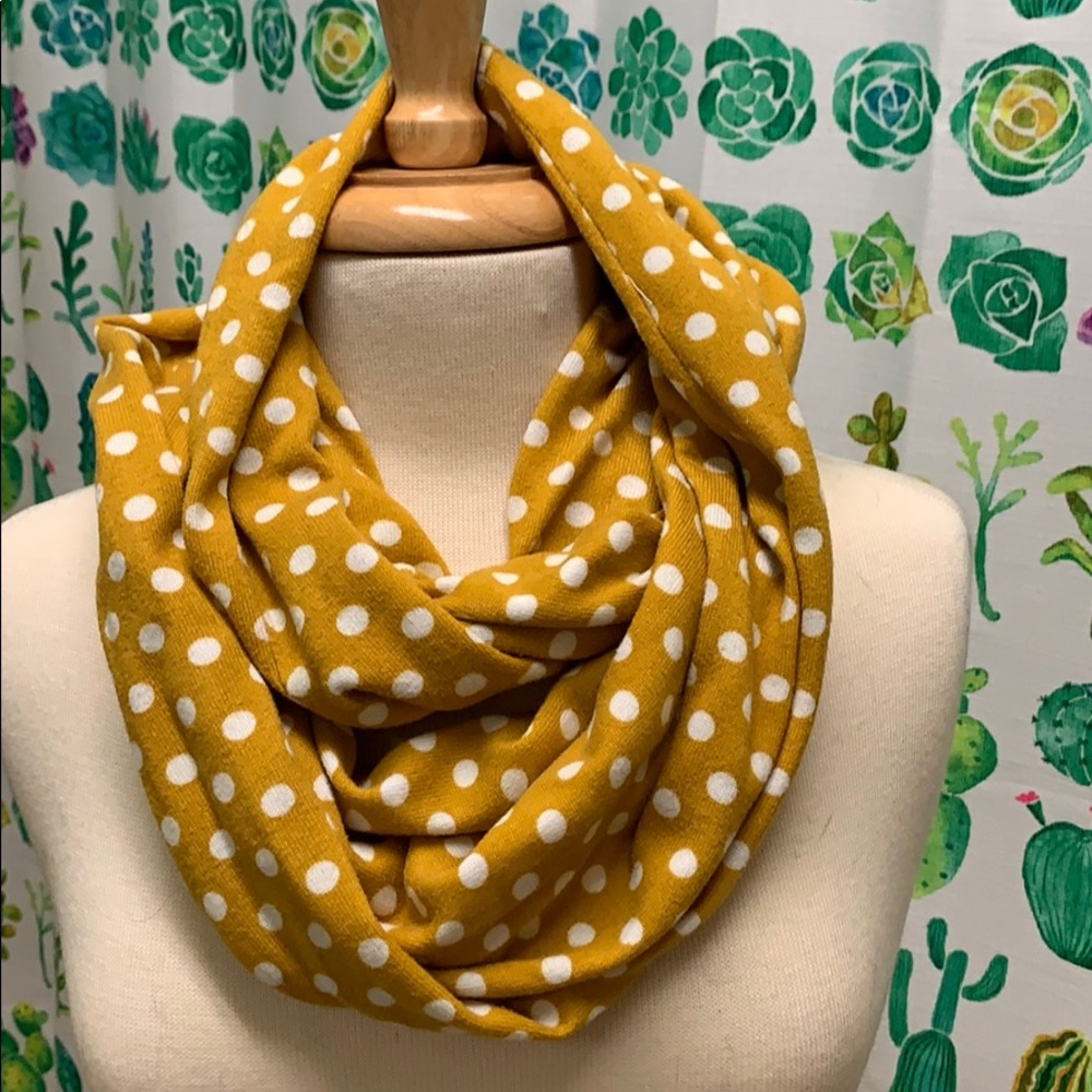 Mustard Infinity Scarf